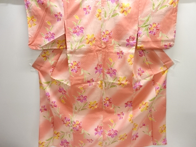 Japanese Kimono / Tsumugi Omeshi Cotton